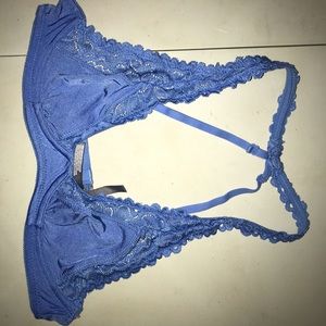 Aerie Blue Laced Bralette